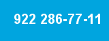 922 286-77-11
